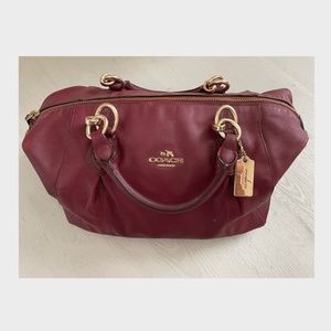 COACH Satchel in Red | Handbag | Shoulder Bag